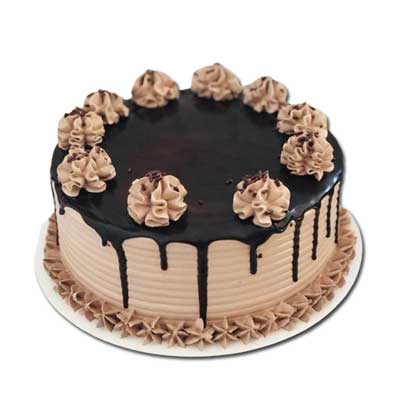 "Delicious Round shape Chocolate cake - 1kg - code MC06 - Click here to View more details about this Product
